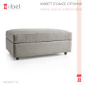 BARRETT STORAGE OTTOMAN. 