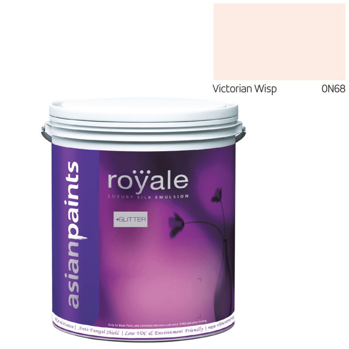 Asian Paints Royale Luxury Silk Emulsion Glitter (Gold) - Victorian Wisp