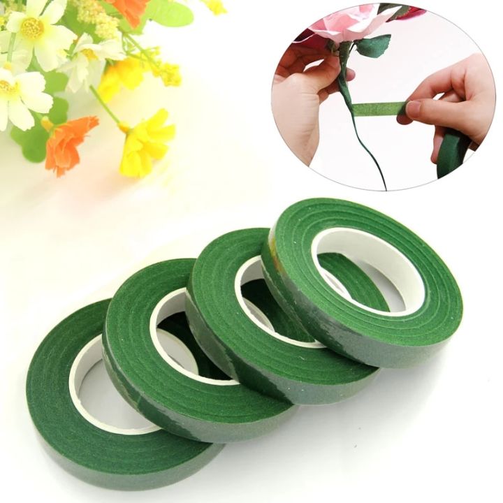 Self%20Adhesive%20Green%20Tape/%20Floral%20Tape/%20Flower%20Tape%20-2%20Roll%20-%20Image%205
