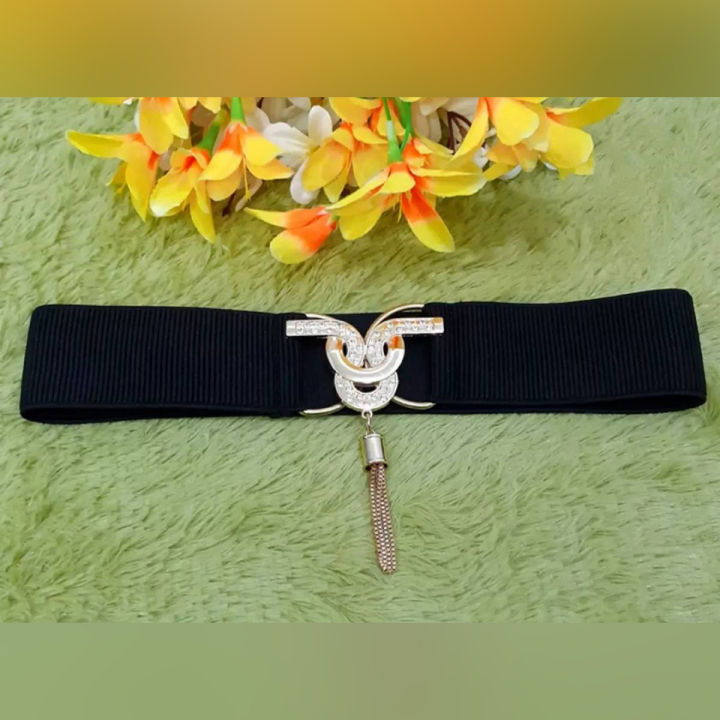 Black Ledise Adjusted High quality Belt for Women