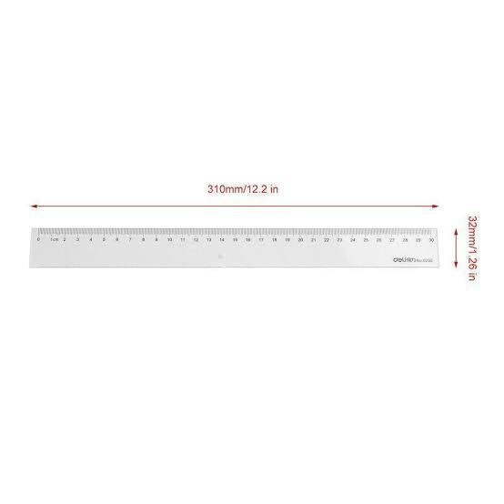 Deli%2030cm%20Plastic%20Ruler-5pcs%20-%20Image%203