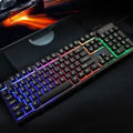 RGB Lighting Gaming Keyboard - Black. 