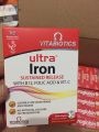 Vitabiotics Ultra Iron B12 Folic Acid 30 Tablets UK. 