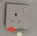 MK Made in Singapore ECORE 13A 3 Pin Flat 1 Gang Socket with Switch Three 3Pin. 