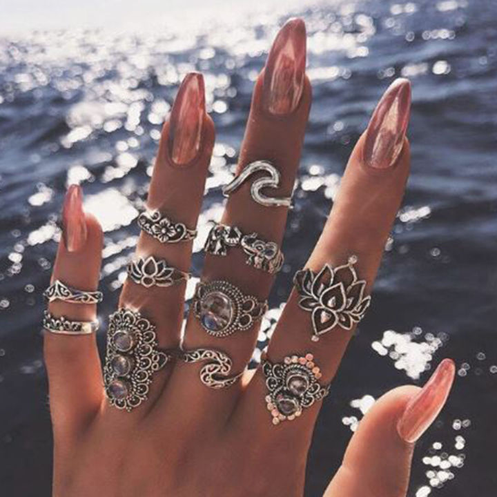Jewelry Silver Ring set