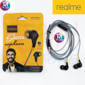 Realme Buds 2 Subwoofer Stereo Wired Earphones.