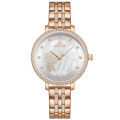 NAVIFORCE NF5017 RoseGold Stainless Steel Analog Watch For Women - White & RoseGold.