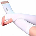 Hand Sleevs for Cycling, Bikers Black skin white blue colour with box. 