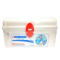 Getwell First Aid Kit Box - White. 