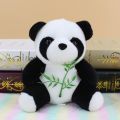Panda with Bamboo leaves Cute Animal Plush Soft Toys. 