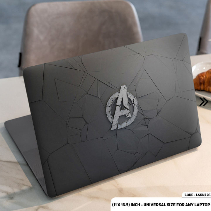 Avengers Logo Laptop Sticker Waterproof Removable Laptop Skin For - Main Image