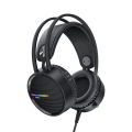 hoco Gaming Head phones W100 Touring Headset Black Color. 