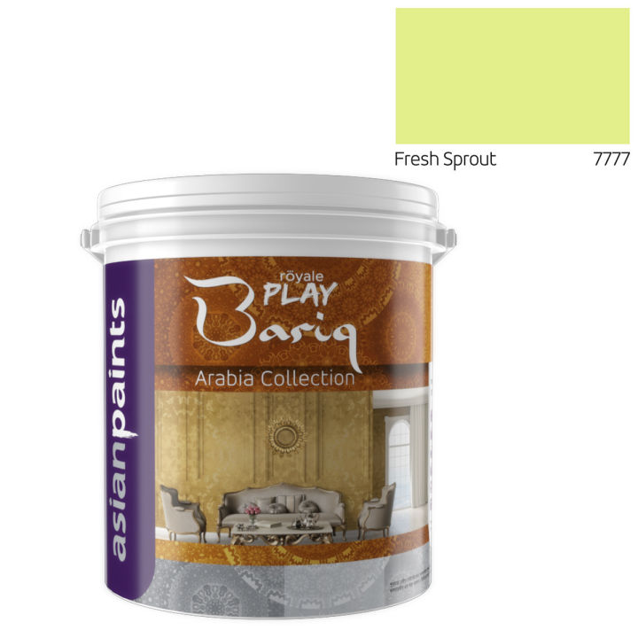 Asian Paints Royale Play Bariq Arabia Collection (Silver) - Fresh Sprout
