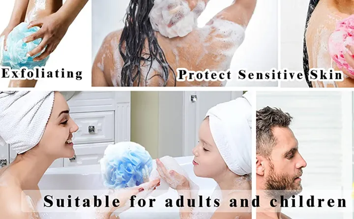 Bath%20Ball%20Loofah%20For%20Washing%20Body%20Skin%20Cleaner%20Foaming%20Sponge%20Exfoliating%20Soft%20Shower%20Mesh%20Cleaning%20Brush%20Wash%20Puff%20Net%20Flower%20For%20Kids%20Baby%20Women%20Men%20-%20Image%202