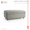 BARRETT STORAGE OTTOMAN. 