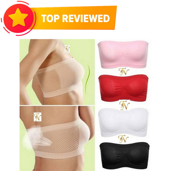 Cotton%20Strapless%20Tube%20Bra%20%20for%20Women%20-1%20Pieces%20-%20Image%204