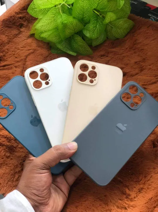 For%20Appel%2012%20Pro%20Max%20Luxury%20back%20glass%20matte%20Finishing%20Silicone%20Protect%20Back%20Cover%20Soft%20-%20Image%202