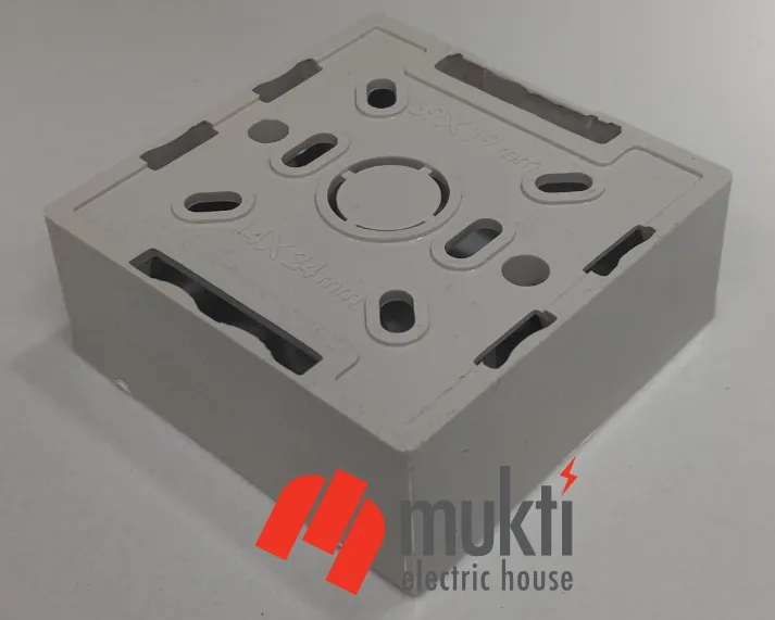 5Pcs%20One%20Gang%20PVC%20China%20Made%20MK%20Type%20White%20Junction%20Box%20for%20Electrical%20Premium%20Caliber%20Plastic%20Wall%201Gang%20Back%201%20Box%20-%20Image%204
