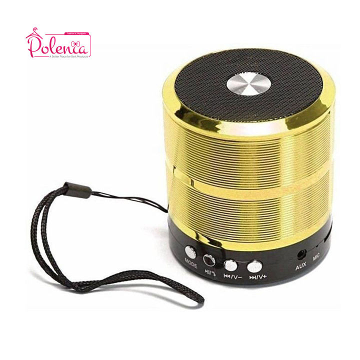 WS 887 Wireless Bluetooth Speaker TF USB FM AUX Portable Music Mini ...