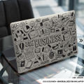 Business Seamless Pattern Laptop Stickers & Laptop Skin Waterproof Removable Laptop Sticker For Any Kind of Laptop - (10.5X15.5 Inch) - LSKN2357 - Alpha Decor. 