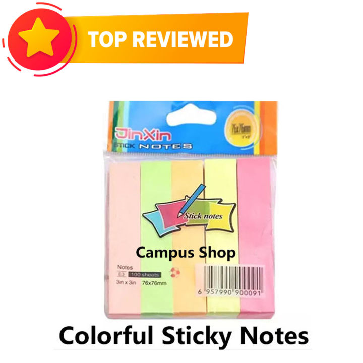 Multi%20color%20Sticky%20Notes%20100%20Sheets%20-%20Image%202