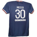 "MESSI 30" Paris Saint Germain (PSG) 2021/22 Home Premium Quality Jersey.