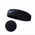 Anti-Slip Universal Men Women Quick Drying High Elastic Sports Yoga Headband Black. 