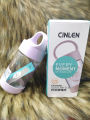 280Ml Outdoor Portable Glass Coffee Tea Water Bottle With Hand Strap Office Simple Style Fashion Star Bottle - Water Bottle. 