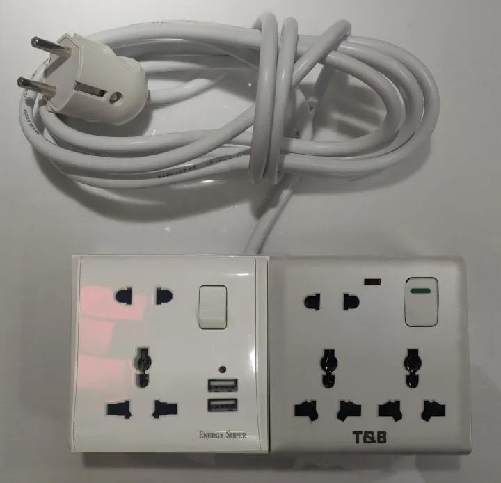 Multi%20Plug%20Custom%20Made%20Energy%20Super%20VIP%205%20Pin%202%20USB%202%20Gang%20Extension%20Socket%20with%20Switch%20ABS%2040/76%20wire%202Gang%204076%20Homemade%20MultiPlug%20PVC%208%20Pin%20T&B%20-%20Image%202