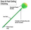 Ceiling Cleaning Broom with Extendable Rod.