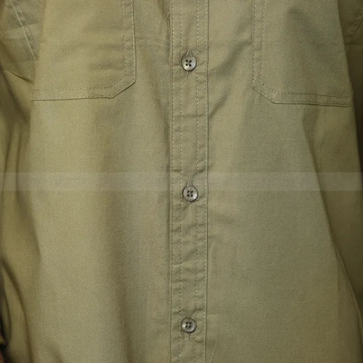 Men%60s%20Cotton%20Olive%20Colour%20Casual%20Full%20Sleeve%20Shirt%20by%20PONNO%20BAZAAR%20-%20Image%203