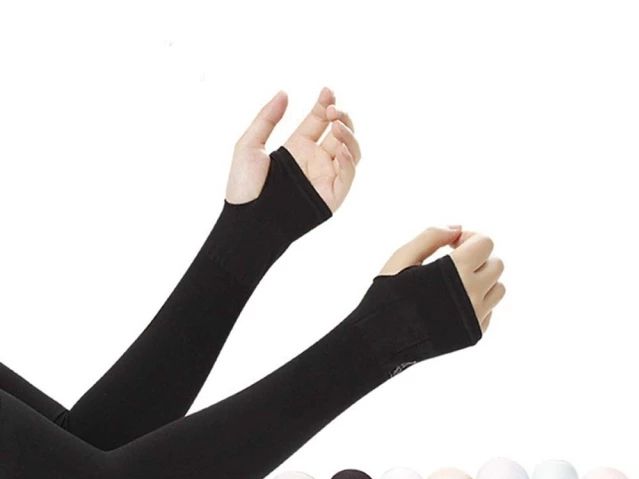 Outdoor%20Cool%20Arm%20Hand%20Sleeve%20Sun%20Protection%20Hand%20Fingerless%20For%20Slim%20Hand%20Gloves%202%20pcs%20-%20Image%203