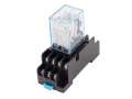 AC 220V/240V Coil 8 Pin  Relay With Base. 