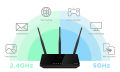 Dual Band Wireless Router D-Link DIR-819 Wifi AC750 Mbps. 