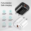 18W Quick Charger QC3.0 USB Charger EU US Wall Mobile Phone Charger Adapter for iPhone 11 XS MAX Fast Charging for Samsung. 
