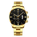 Watch for men CUENA Men Fashion Military Stainless Steel Analog Sport Quartz Wrist Watch.