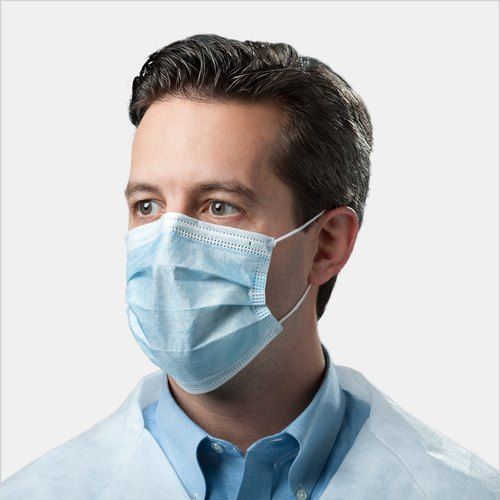 2 box 3 Ply/Layer Disposable Surgical Face Mask With High Quality Nose-clip - 50Pcs - (1Box)