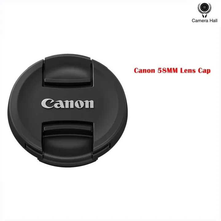 Canon%2058mm%20Replacement%20Front%20Lens%20Cap%20for%20Canon%205d/650d/%201100d/%20600d/700d/1200d/1300d%20with%2018-55mm%20&%2055-250mm%20Lens%20Lens%20Cap%20-%20Black%20-%20Image%203