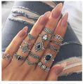 Jewelry Silver Ring set. 