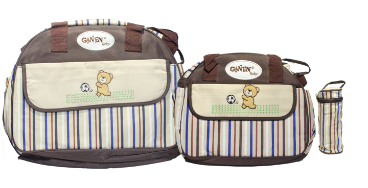 Baby Bag Set Brown(For newborn babies, for Carrying babies’ diapers, feeders, clothes & other stuff)