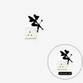 Tinkerbell Sitting With Magic Wand Wall Sticker For Home Decoration Home Decor Sticker - SS56 - Stickyfy - Minimalistic Sophistication. 