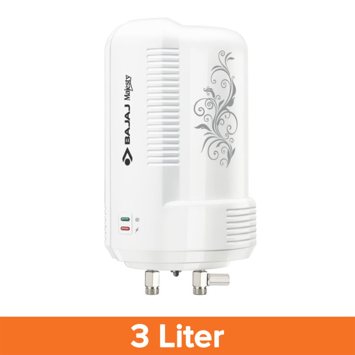 Bajaj Majesty Instant 3 Litre Geyser Vertical Water Heater White