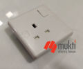 MK Made in Singapore ECORE 13A 3 Pin Flat 1 Gang Socket with Switch Three 3Pin. 