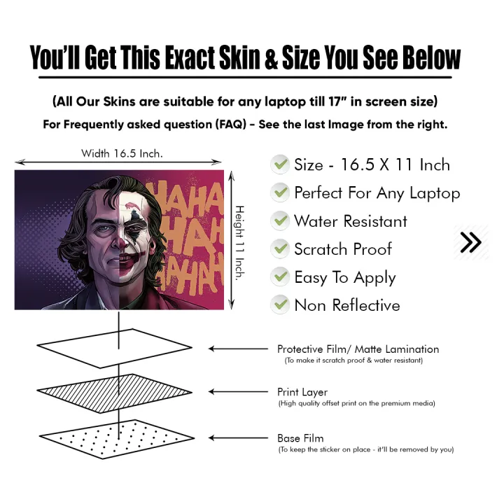 JOKER%20Half%20Face%20Laptop%20Skin%20&%20Laptop%20Sticker%20Waterproof%20Removable%20Sticker%20For%20Any%20Kind%20of%20Laptop%20-%20(10.5X15.5%20Inch)%20-%20LSKN752%20-%20Sticker%20Buster%20-%20Image%204