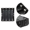 4-Slot 18650 Li-ion Battery Holder Case - Pointed Tip.
