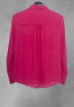Magenta Georgette Women’s Casual Shirt.