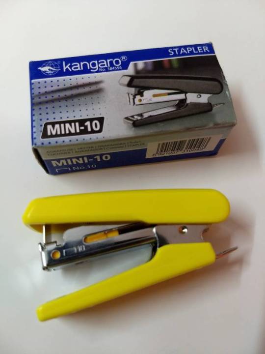 Kangaro Mini-With Stapler Pin10 Stapler _Available in Different Colours (1pc)