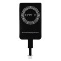Universal Qi Standard Wireless Charging Receiver - Type C Charging Receiver. 