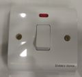 Energy Super White 20A DP Geyser Switch Socket Electrical Wall Power Switch with Indicator. 