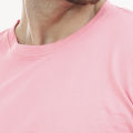 Coral Pink Color Cotton Full Sleeve T-Shirt For Men_Tshirt For Man. 
